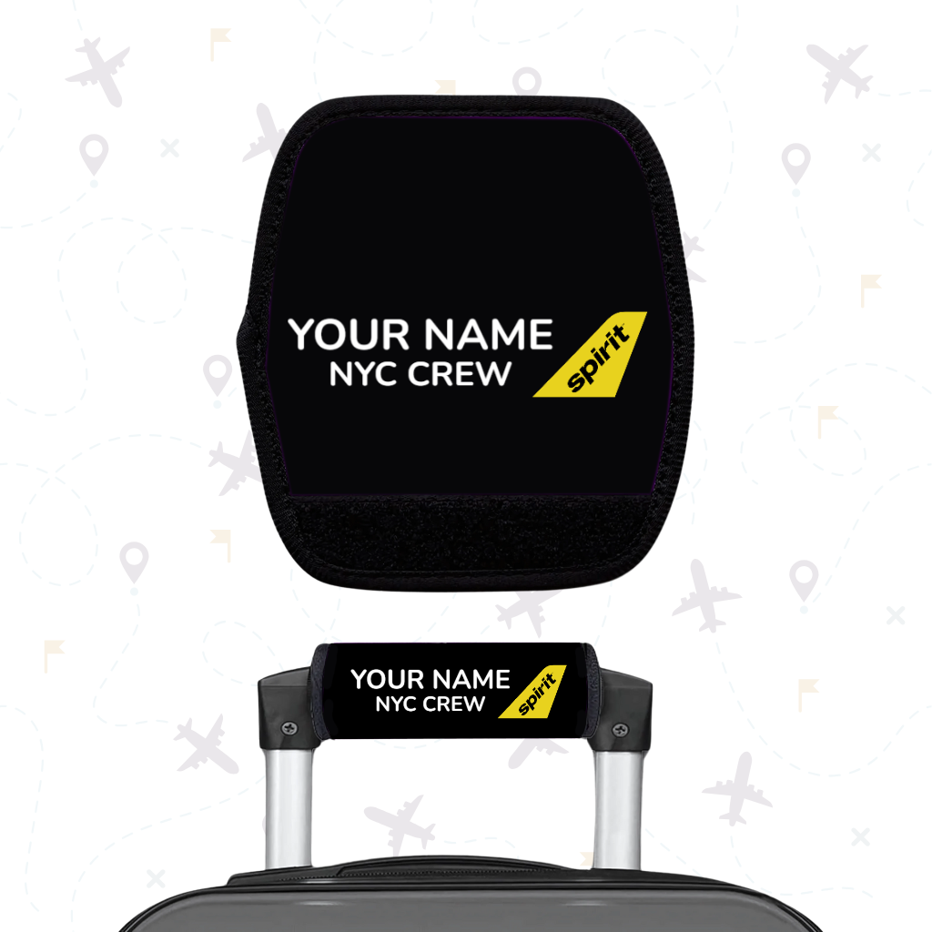 Spirit Airlines Flight Attendant Luggage Handle Wrap