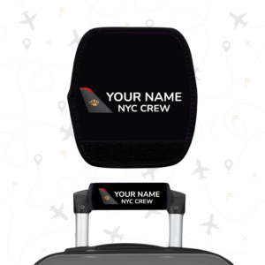 Royal Jordanian Flight Attendant Luggage Handle Wrap