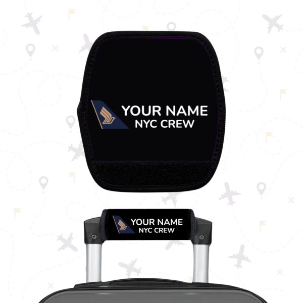Singapore Airlines Flight Attendant Luggage Handle Wrap