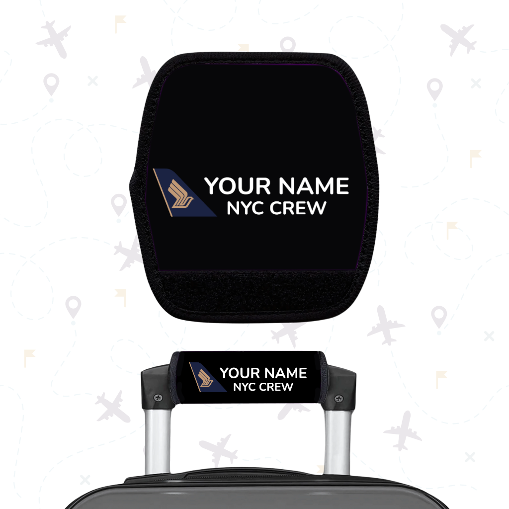 Singapore Airlines Flight Attendant Luggage Handle Wrap