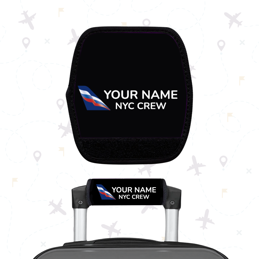 Aeroflot Russian Airlines Flight Attendant Luggage Handle Wrap