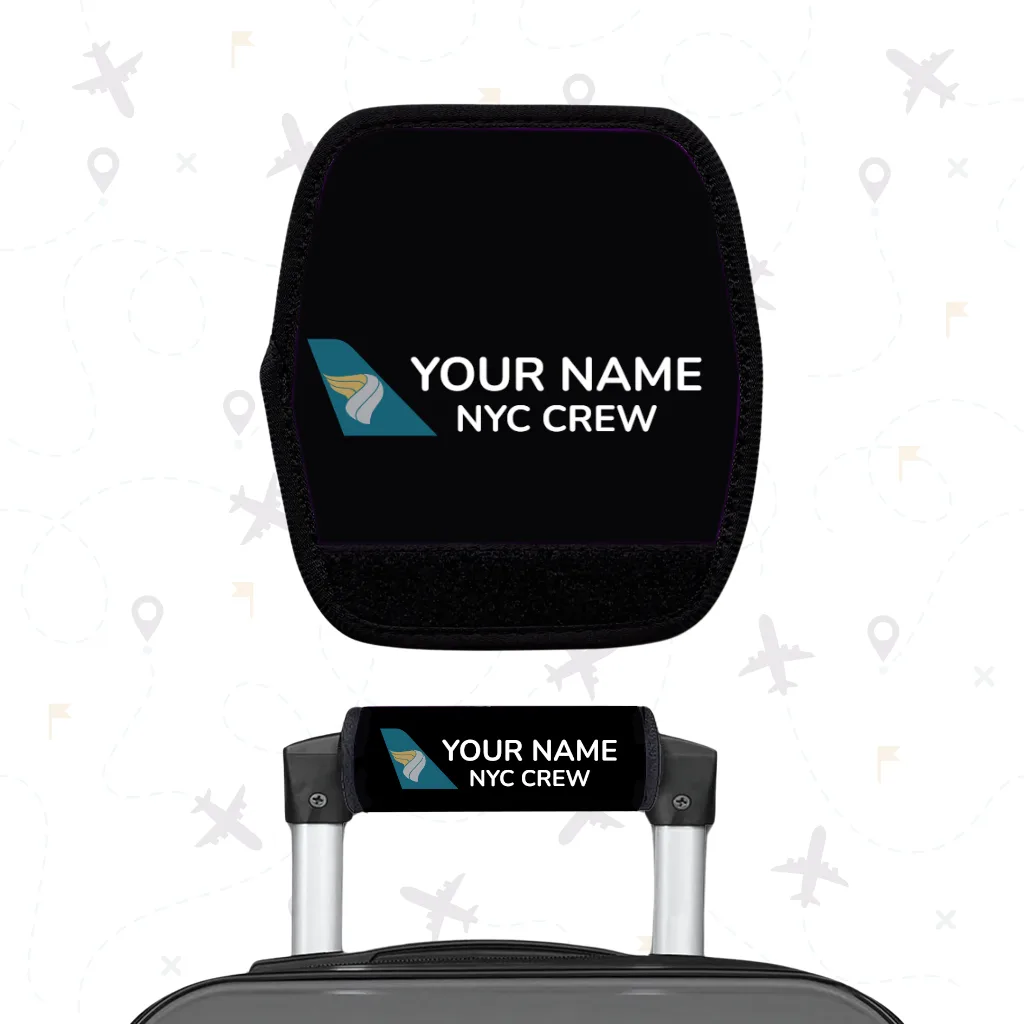 Oman Air Flight Attendant Luggage Handle Wrap
